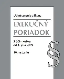 Exekučný poriadok Úzz, 10. vydanie 7/2024