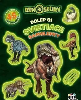 Dolep si svietiace samolepky - Dinosaury