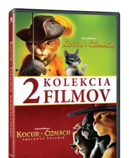 Kocúr v čižmách kolekcia 1.+ 2. 2DVD (SK)