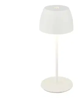 Briloner - LED stmievateľná nabíjateľná dotyková vonkajšia stolná lampa MINI LED/2,5W/5V IP44 1800 mAh biela 4002707459309