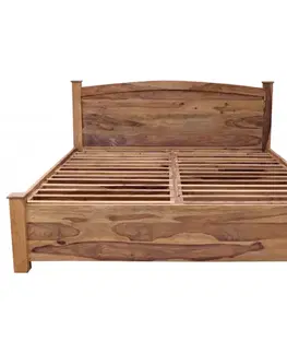 Posteľ Rami s úložným priestorom 180x200 indický masív palisander