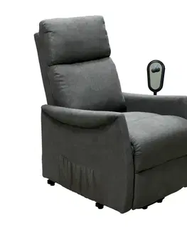 Relaxačné kreslo REX sivé