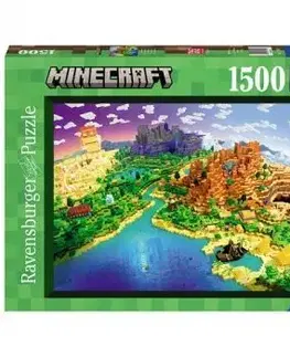 Puzzle Minecraft: Svet Minecraftu 1500 Ravensburger - Ravensburger