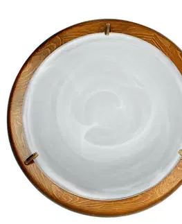 Stropné svietidlo Duna, dub alabaster