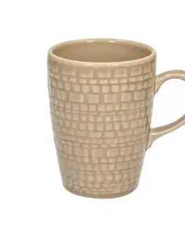 Dekoria Hrnček Iri 400ml toffee, 9 x 9 x 12 cm