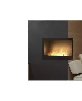 InFire - Rohový BIO krb 45x60 cm 3kW čierna Corner 600 R