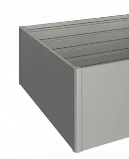 Biohort Zvýšený kvetináč na zeleninu BIOHORT 103 x 103 x 77 cm (strieborná metalíza)