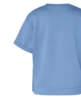 Tričko zo zmesi modalu, modré