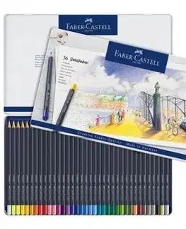 Pastelky Faber-Castell Goldfaber plechová krabička 36 ks