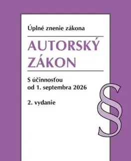 Autorský zákon. 2. vyd., 8/2026