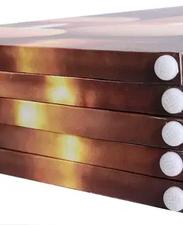 Dizajnový LED paraván 5-dielny Dekorhome