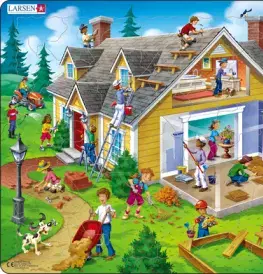 Puzzle Stavba - Dom Larsen US18-ZZ