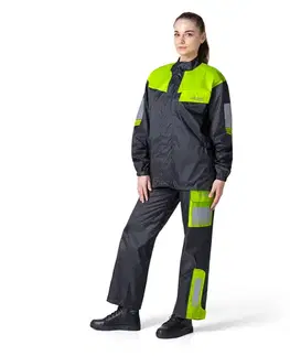 W-TEC Igava čierna-fluo zelená - 3XL