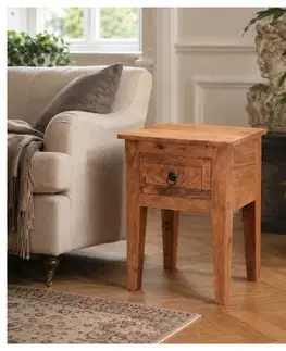 Odkladací stolík Jali 45x60x35 z indického masívu palisander
