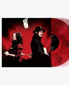 White Stripes, The - Get Behind Me Satan: 20th Anniversary Edition (Deep Red & Black Smoke) 2LP - The White Stripes