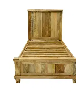 Posteľ Devi 90x200 indický masív mango