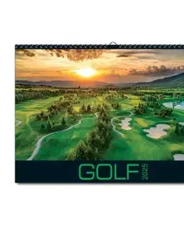 Nástenný kalendár Golf 2025