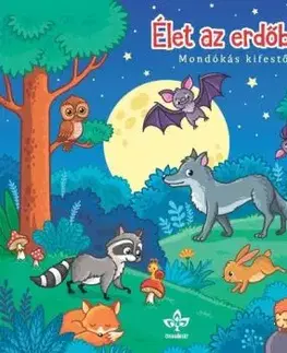 Élet az erdőben – Mondókás kifestő