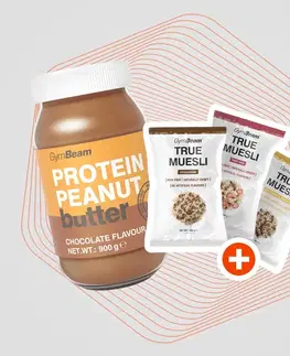 GymBeam Proteínové arašidové maslo slaný karamel