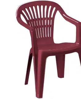Plastová stolička Scilla burgund