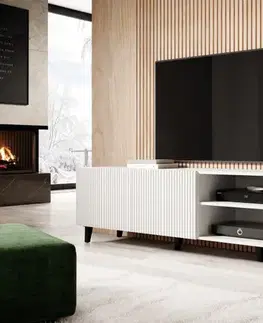 CAMA MEBLE Pafos 200 4D tv stolík biela