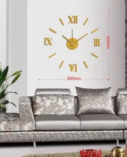 Nalepovacie nástenné hodiny, MPM 3513/Rim Or, 60cm