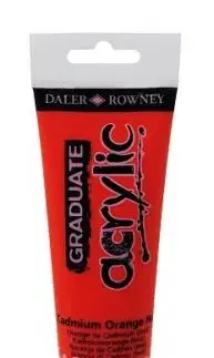 D&R Graduate akrylová farba Cadmium Orange Hue 120 ml
