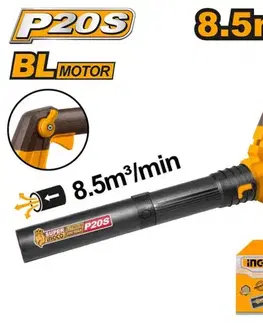 Kinekus Fukár záhradný CABLI20428 INGCO AKU 20V P20S INDUSTRIAL bez akumulátora a nabíjačky