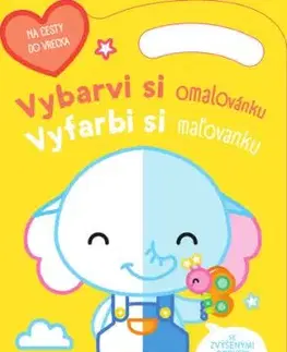 Vybarvi si omalovánku Slon/Vyfarbi si maľovanku Sloník
