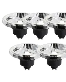 Sada 5 stmievateľných LED žiaroviek GU10 111 mm 10,5 W 770 LM 4000 K