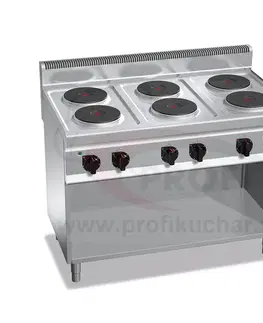 BERTO´S  Elektrický sporák BERTO´s 6 x 2,6 kW