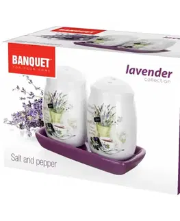 Banquet Lavender soľnička a korenička, 