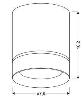 Stropné svetlo TUBA Candellux