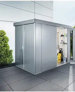 Biohort Záhradný domček BIOHORT Neo 3D 384 × 292 cm (strieborná metalíza)