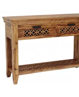Konzolový stolík Mira 110x76x35 indický masív palisander