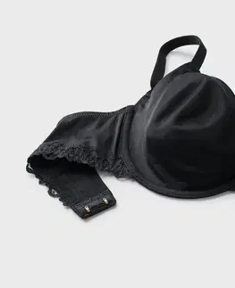 Podprsenka s kosticami, čierna