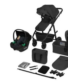 Lionelo - Kombinovaný kočík 3v1 BIANKA Black Onyx 5903771704854
