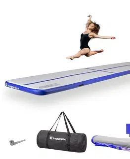 inSPORTline Airstunt 500x100x10 cm biely s elektrickou pumpou