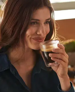 2 dvojstenné poháre na caffè crema