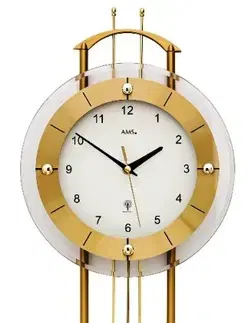 Kyvadlové nástenné hodiny 5257 AMS riadené rádiovým signálom 68cm