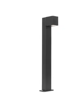 Priemyselná vonkajšia stojaca lampa čierna 65 cm IP44 - Baleno