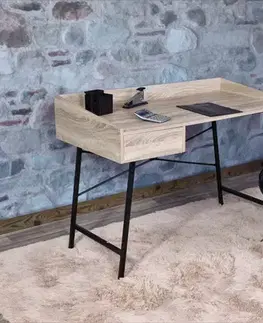 Písací stôl so zásuvkou Dekorhome