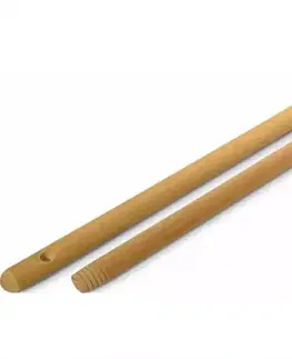 Drevená násada na metlu 120 cm so závitom