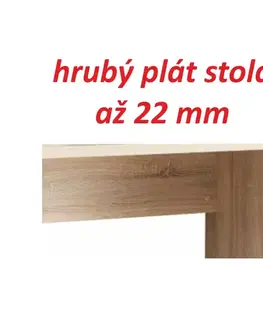 KONDELA Egon pc stolík biela