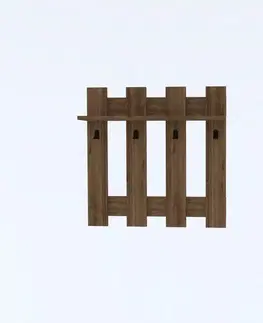 Nástenný vešiak Carina Walnut