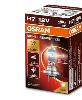 SADA 2x Autožiarovka NIGHT BREAKER H7 PX26d/55W/12V - Osram 64210NB220-2HB