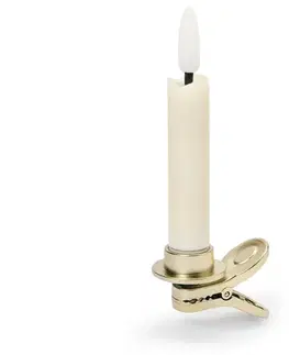 LED sviečky na vianočný stromček, 12 ks