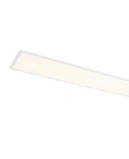 Zapustené LED panely biele obdĺžnikové vrátane LED 3000K - 6500K s prepínačom Dip - Seagal