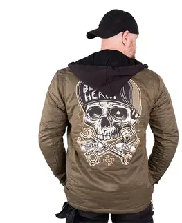 W-TEC Black Heart Hat Skull Jacket Hat Skull - S