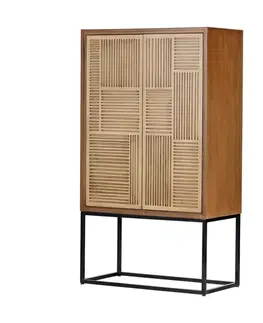 Dekoria Barová skrinka Ozzy, 80 x 40 x 141,5 cm 
